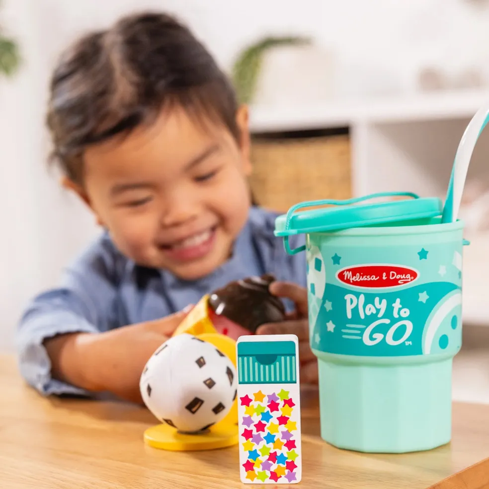 Melissa & Doug Play to Go Ice Cream Play Set