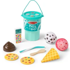Melissa & Doug Play to Go Ice Cream Play Set