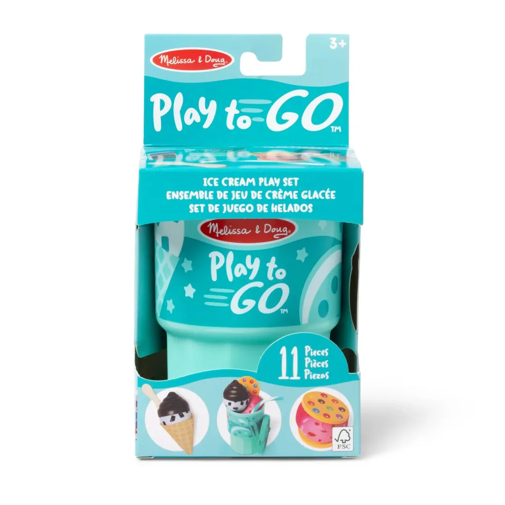 Melissa & Doug Play to Go Ice Cream Play Set
