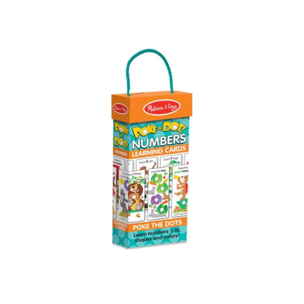 Melissa & Doug Poke-A-Dot Jumbo Number Learning Cards