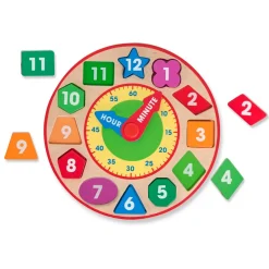 Melissa & Doug Shape Sorting Clock 3 years+