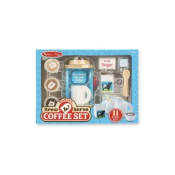 Melissa & Doug Wooden Brew & Serve Coffee Set