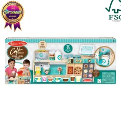 Melissa & Doug Wooden Cafe Barista Coffee Shop