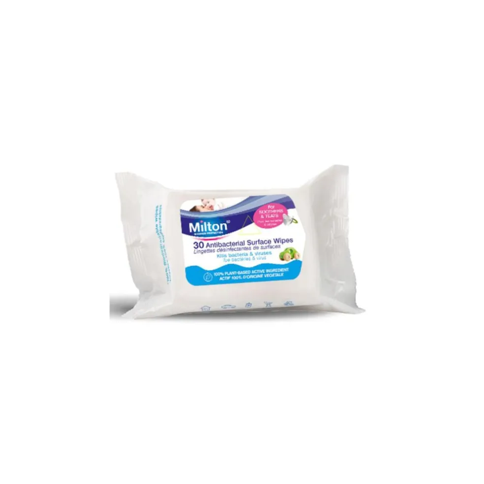 Milton Antibacterial Surface Wipes 30s
