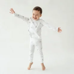 Motherswork x Le Petit Society Long Sleeve Organic Pyjamas Set in Dragonfly Print