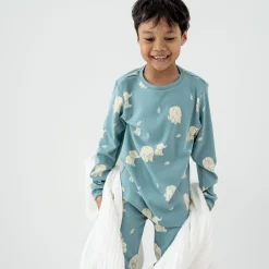 Motherswork x Le Petit Society Long Sleeve Organic Pyjamas Set in Elephant Print