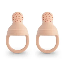 Mushie Silicone Fresh Food Feeder 2-Pack (Choice of 6 Colours)