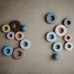 Mushie Stacking Rings Toy