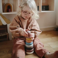Mushie Stacking Rings Toy