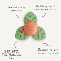 Mushie Suction Spinner Toy
