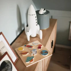 Mushie Wooden Space Puzzle