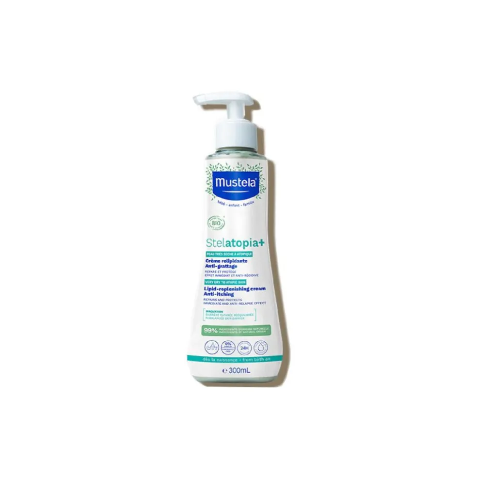 Mustela Organic Stelatopia Lipid Replenishing Cream 300ml