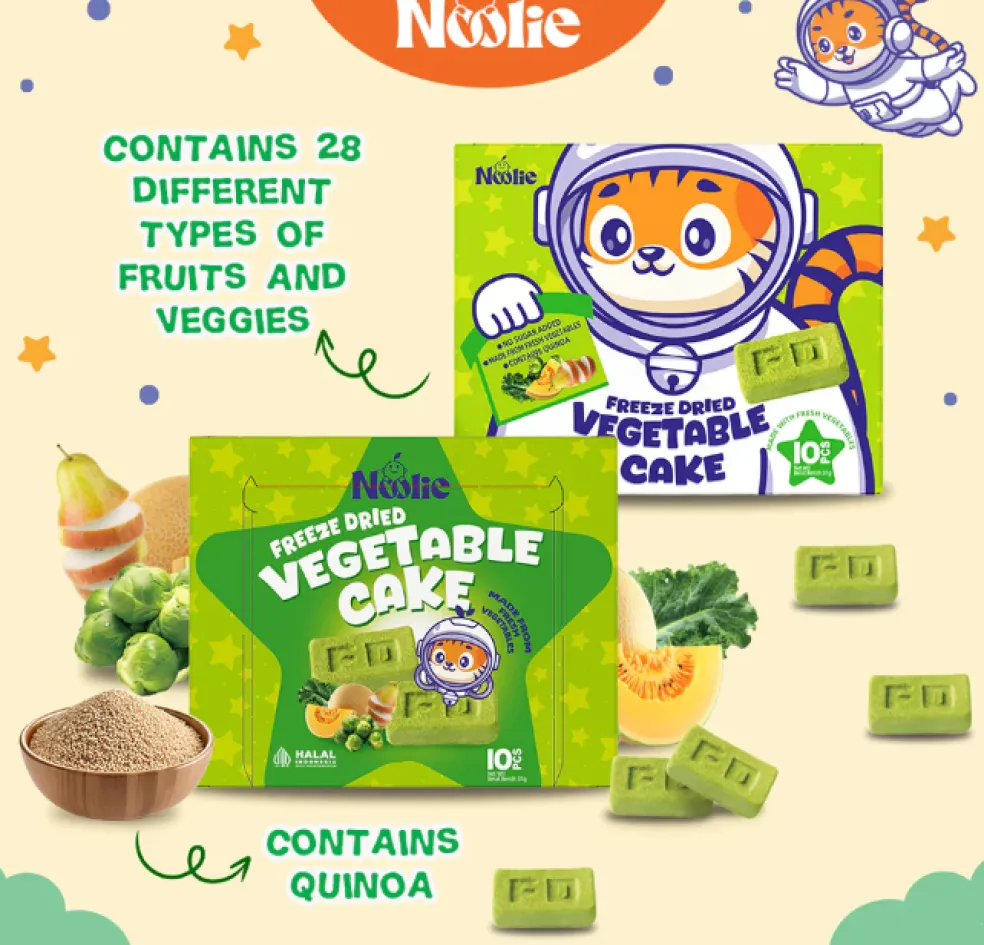 Noolie Freeze Dried Vegetable Cake