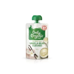 Only Organic Vanilla Bean Custard Dessert Pouch