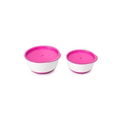 OXO Tot Small and Large Bowl Pink Set
