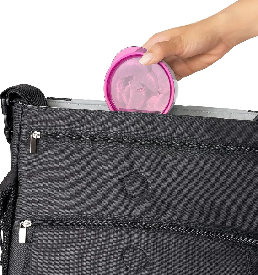OXO Tot Small and Large Bowl Pink Set