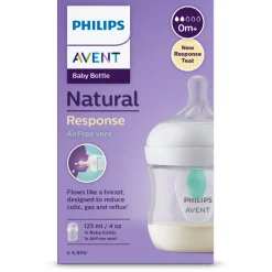 Philips Avent Natural Response Baby Bottle with Airfree Vent Single