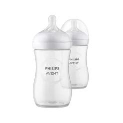 Philips Avent Natural Response Baby Bottle Twin - 3 Sizes