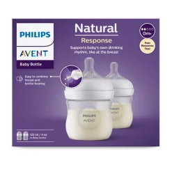 Philips Avent Natural Response Baby Bottle Twin - 3 Sizes