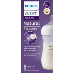 Philips Avent Natural Response Baby Bottle Single Plain - 3 Sizes