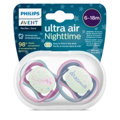 Philips Avent Ultra Air Night Time Soother
