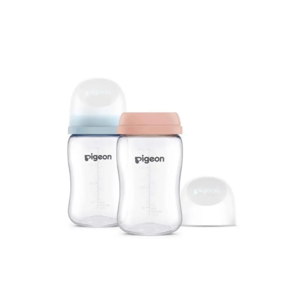 Pigeon Softouch Nursing Bottle Without Nipple T-Ester 200ml (2 Pack)