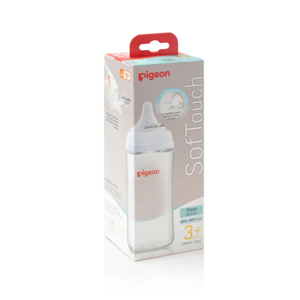 Pigeon SofTouch 3 Nursing Bottle Glass