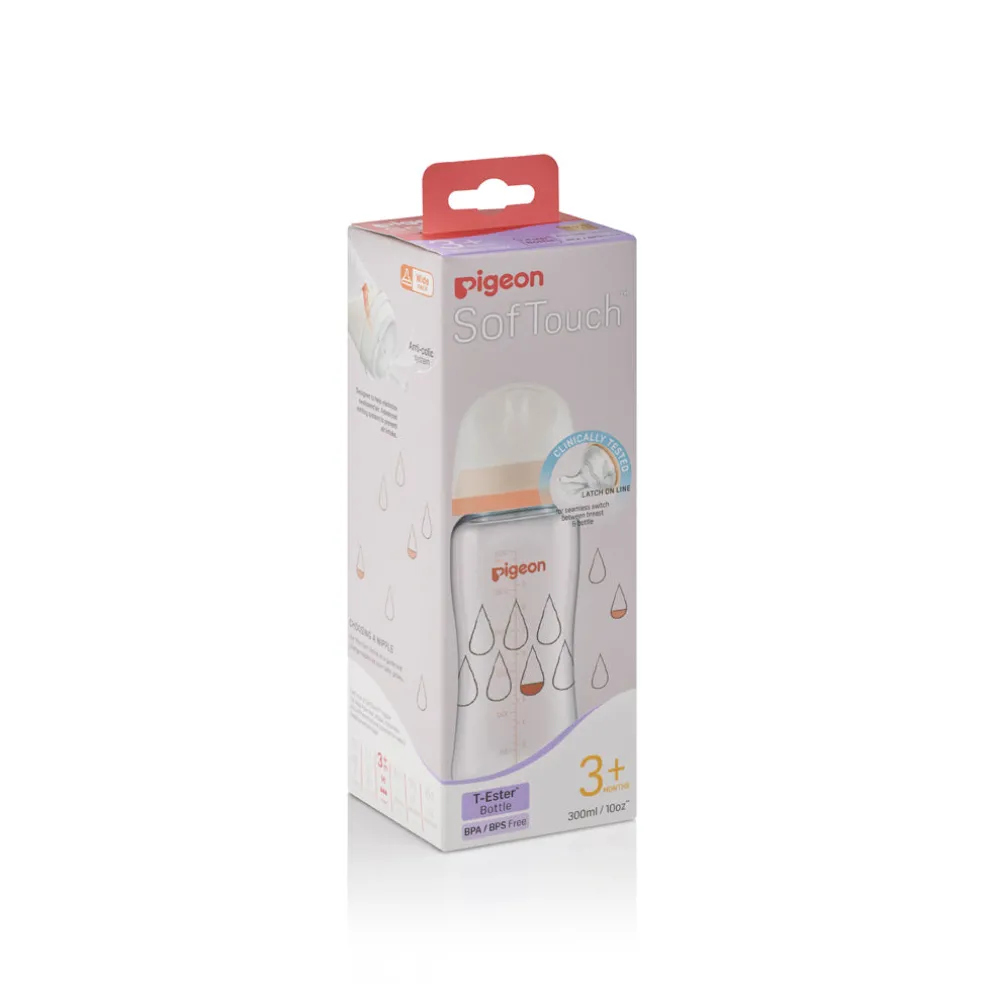 Pigeon SofTouch 3 T-Ester Nursing Bottle - Dewdrop