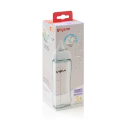 Pigeon SofTouch 3 T-Ester Nursing Bottle - Logo