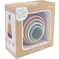 Playground Silicone Nesting Blocks - Multi