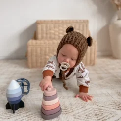 Playground Silicone Stacking Tower - Heart