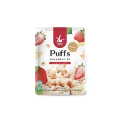 Rosy Organic Rice Puffs - Strawberry Choco 25g