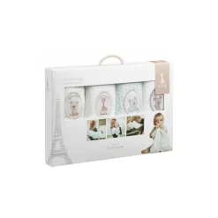 Sophie La Girafe Set of 4 Swaddles