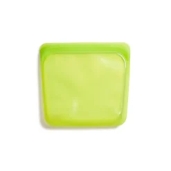 Stasher Reusable Silicone Bag, Lime, Sandwich Bag Size Medium (450 ml)