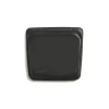 Stasher Reusable Silicone Bag, Obsidian, Sandwich Bag Size Medium (450 ml)