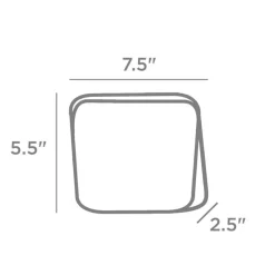 Stasher Reusable Silicone Bag, Stand-Up Mini Bag