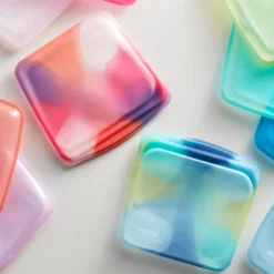 Stasher Reusable Silicone Sandwich Bag Limited Edition, Rainbow Tie Dye (828 ml)