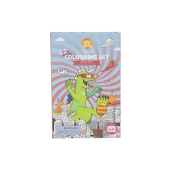 Tiger Tribe 3D Colouring Set Scifi Fun