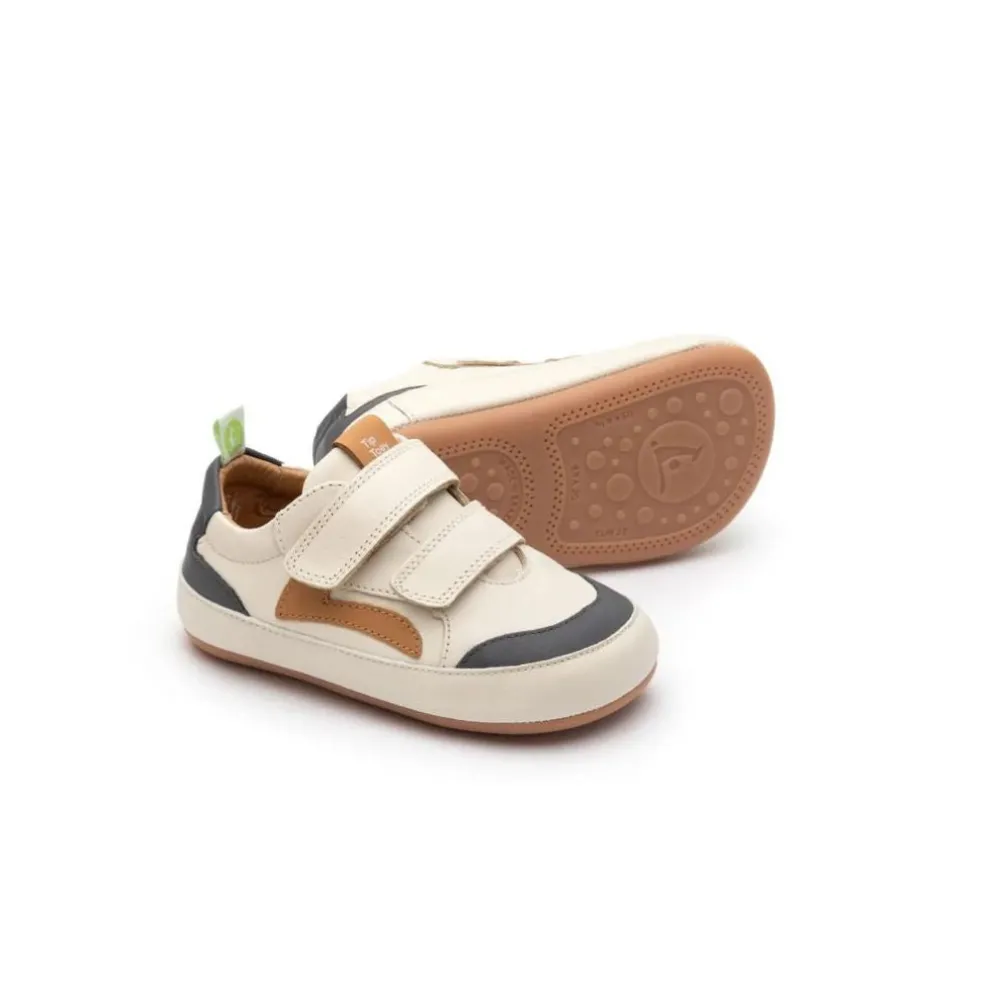 Tip Toey Joey Landy- Tapioca/ Slate Blu/ Hay