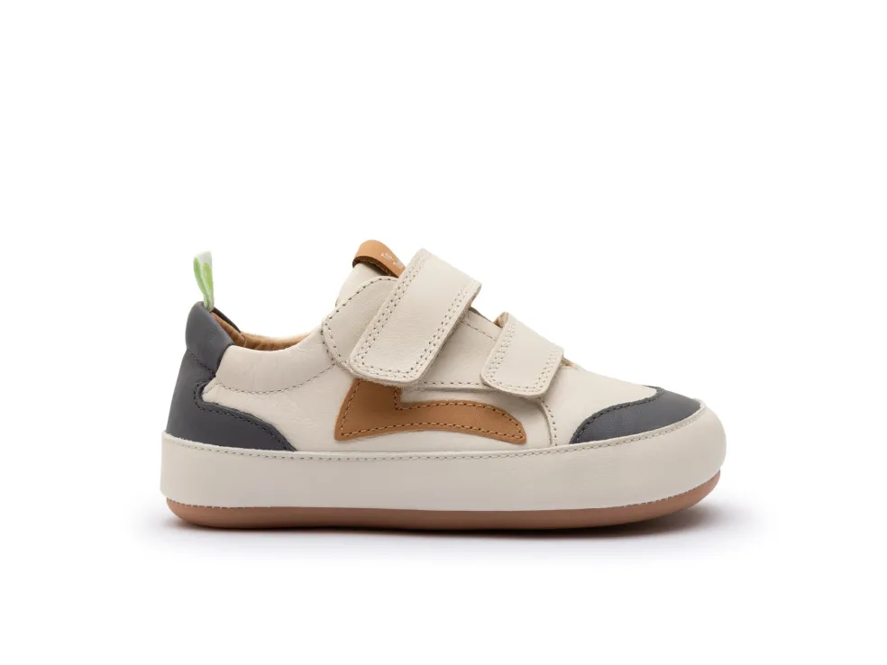 Tip Toey Joey Landy- Tapioca/ Slate Blu/ Hay