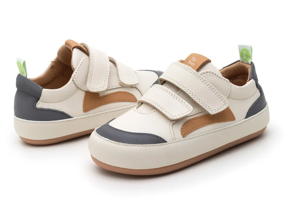 Tip Toey Joey Landy- Tapioca/ Slate Blu/ Hay