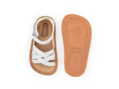 Tip Toey Joey Toddler Sandal Criss Cross - White