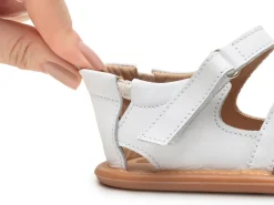 Tip Toey Joey Toddler Sandal Criss Cross - White