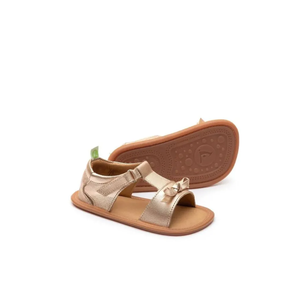 Tip Toey Joey Toddler Sandal Whimsy - Metallic Salmon