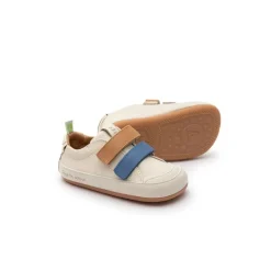 Tip Toey Joey Toddler Sneaker Bossy Play - Tapioca/Blu Tang/ Hay