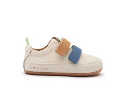 Tip Toey Joey Toddler Sneaker Bossy Play - Tapioca/Blu Tang/ Hay